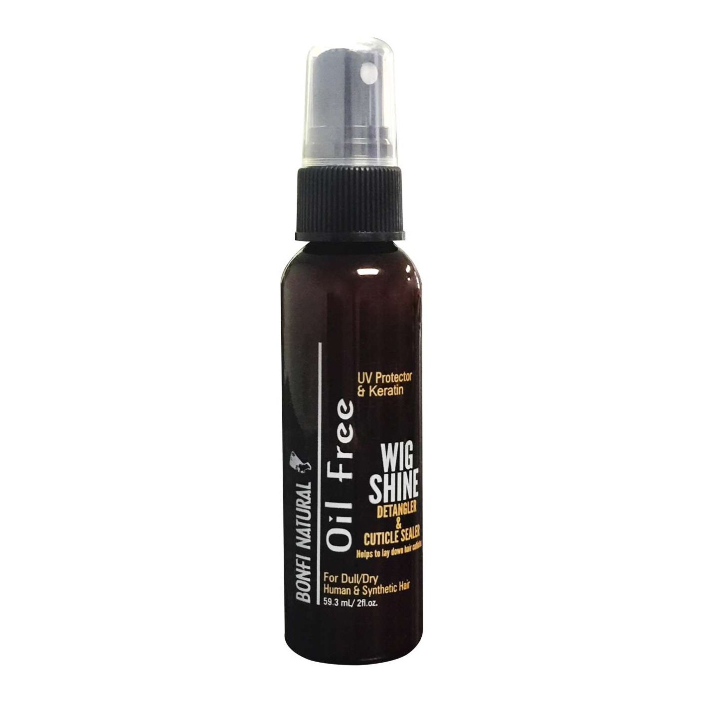 Bonfi Natural Oil Free Wig Shine Detangler Cuticle Sealer