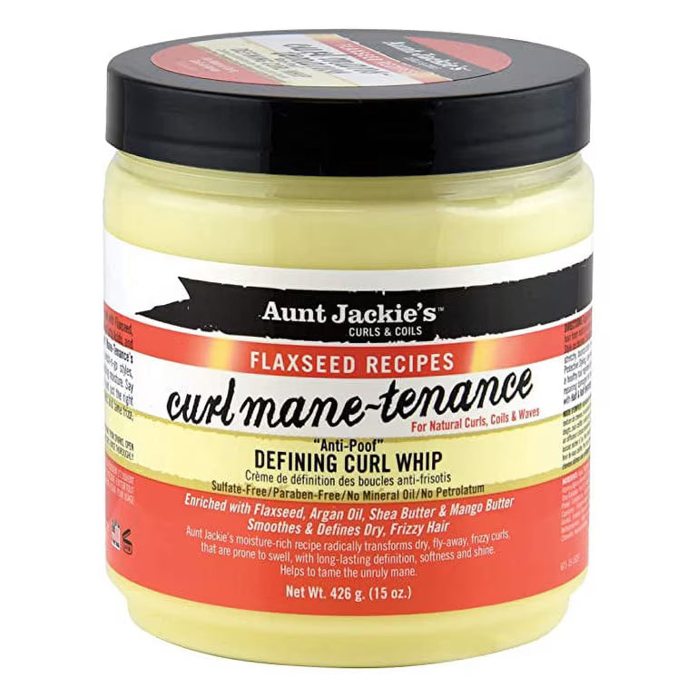 Aunt Jackie's Flaxseed Curl Mane-Tenace Defining Curl Whip 15 oz.