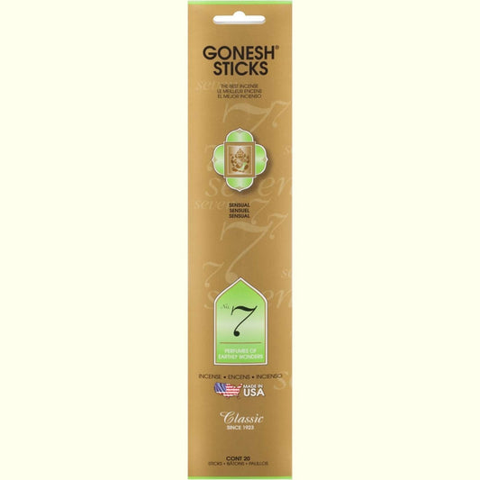 Gonesh Stick Classic 7 Earthly Wonders 20 Piece