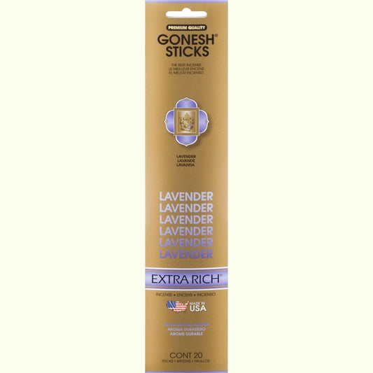 Gonesh Stick Extra Rich Lavender 20 Piece