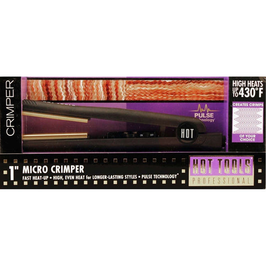 Hot Tools Micro Crimper 1 inch in packaging on white background
