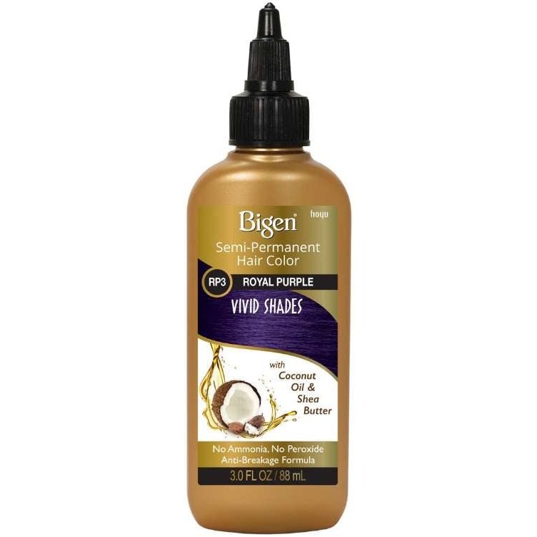 Bigen Semi-Permaneant Vivid Hair Color Rp3 Royal Purple 3 Oz