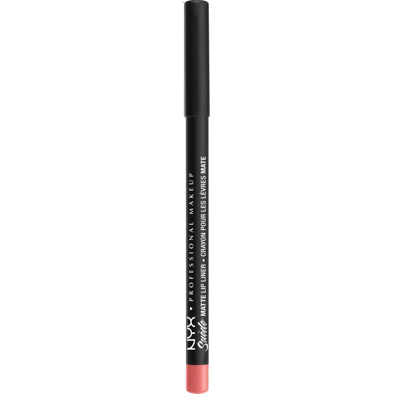 NYX Suede Matte Lip Liner 02 Lifes A Beach on white background
