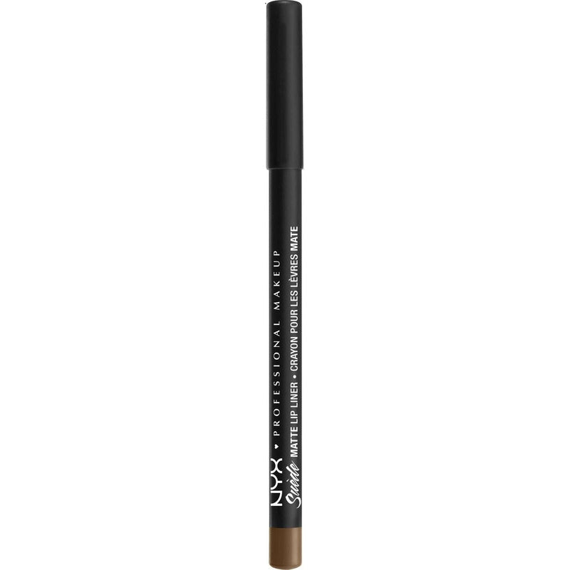 NYX Suede Matte Lip Liner 22 Downtown Beauty on white background