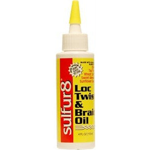 Sulfur-8 Loc Twist and Braid Oil at original image size on white background