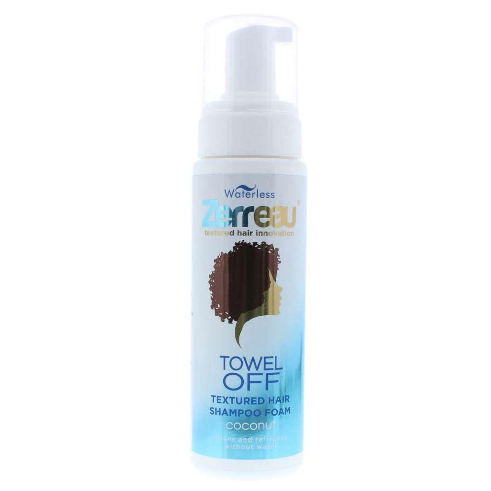 Zerreau Towel Off Textureded Hair Coconut Shampoo Foam 6 Oz