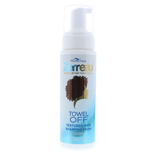 Zerreau Towel Off Textureded Hair Coconut Shampoo Foam 6 Oz