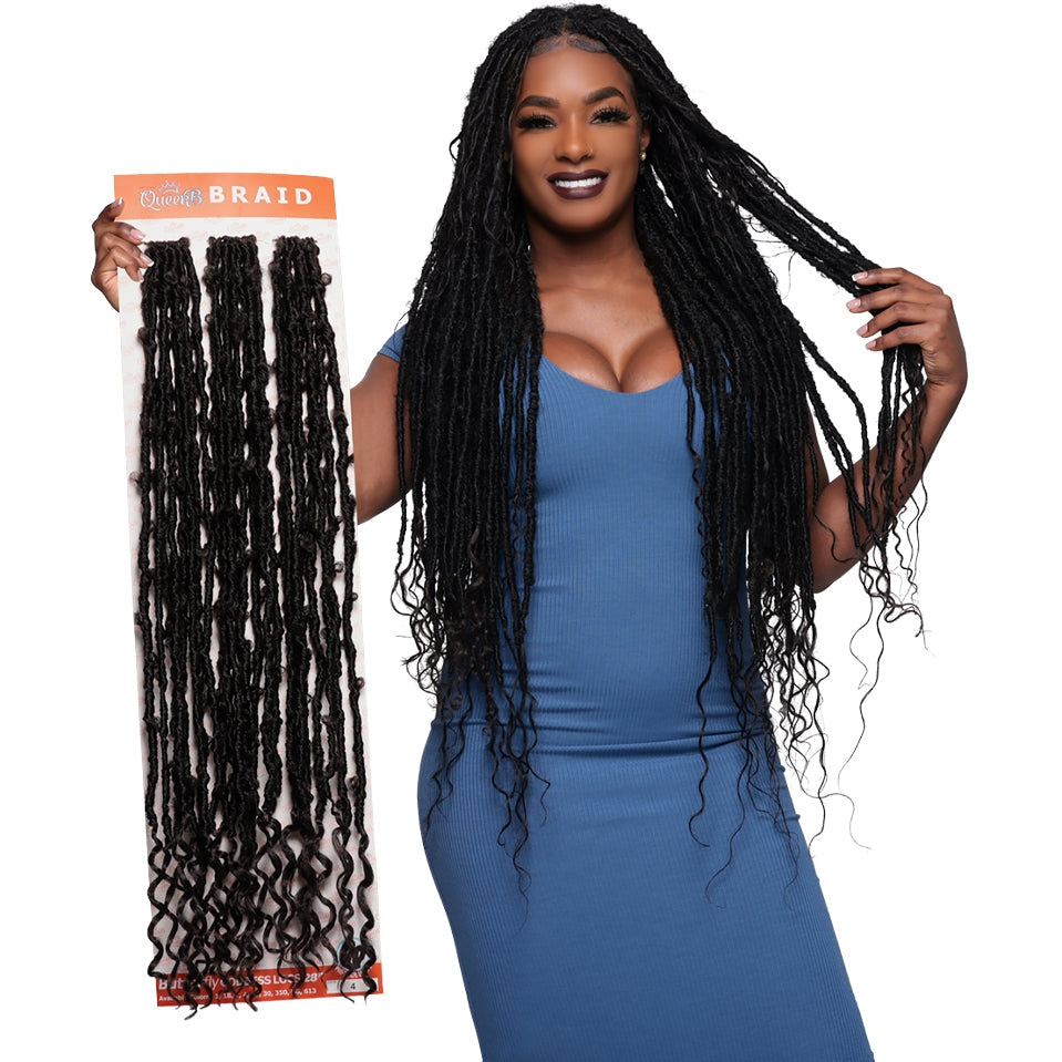 Synthetic Queen B 3X Butterfly Lcos 18Inch Color 4